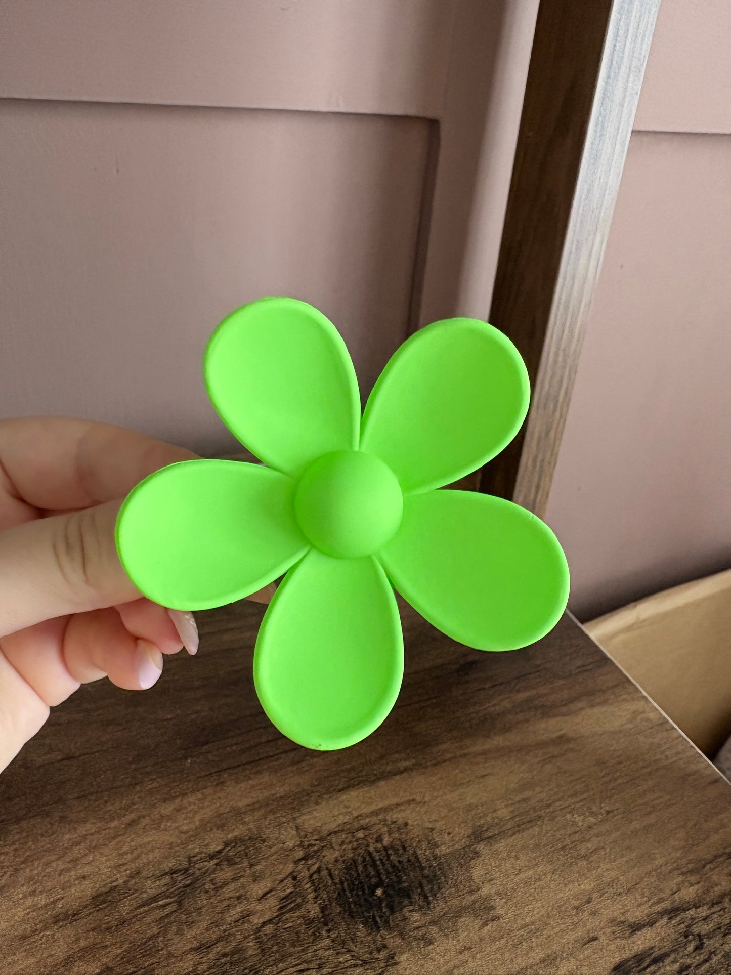 Flower claw clips - brights