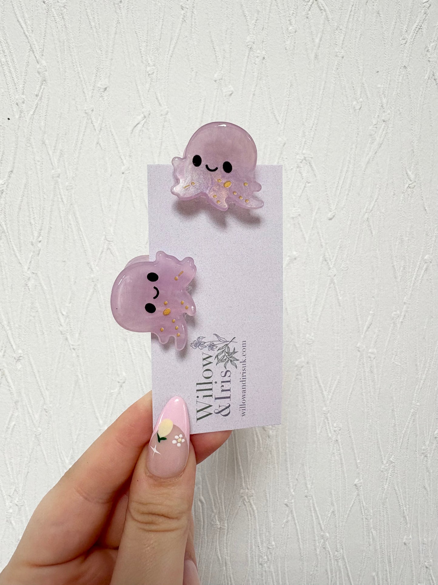 Small sea creature claw clips
