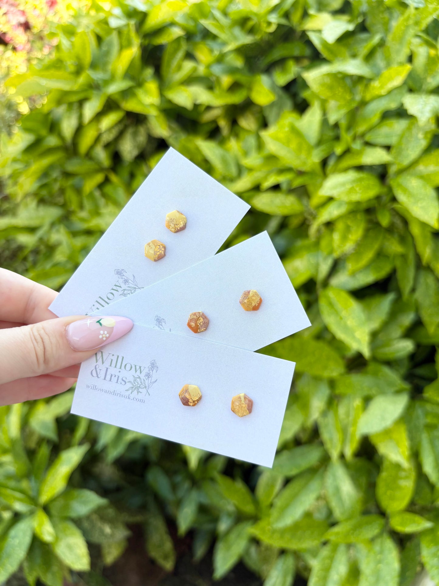 Autumn stud earrings
