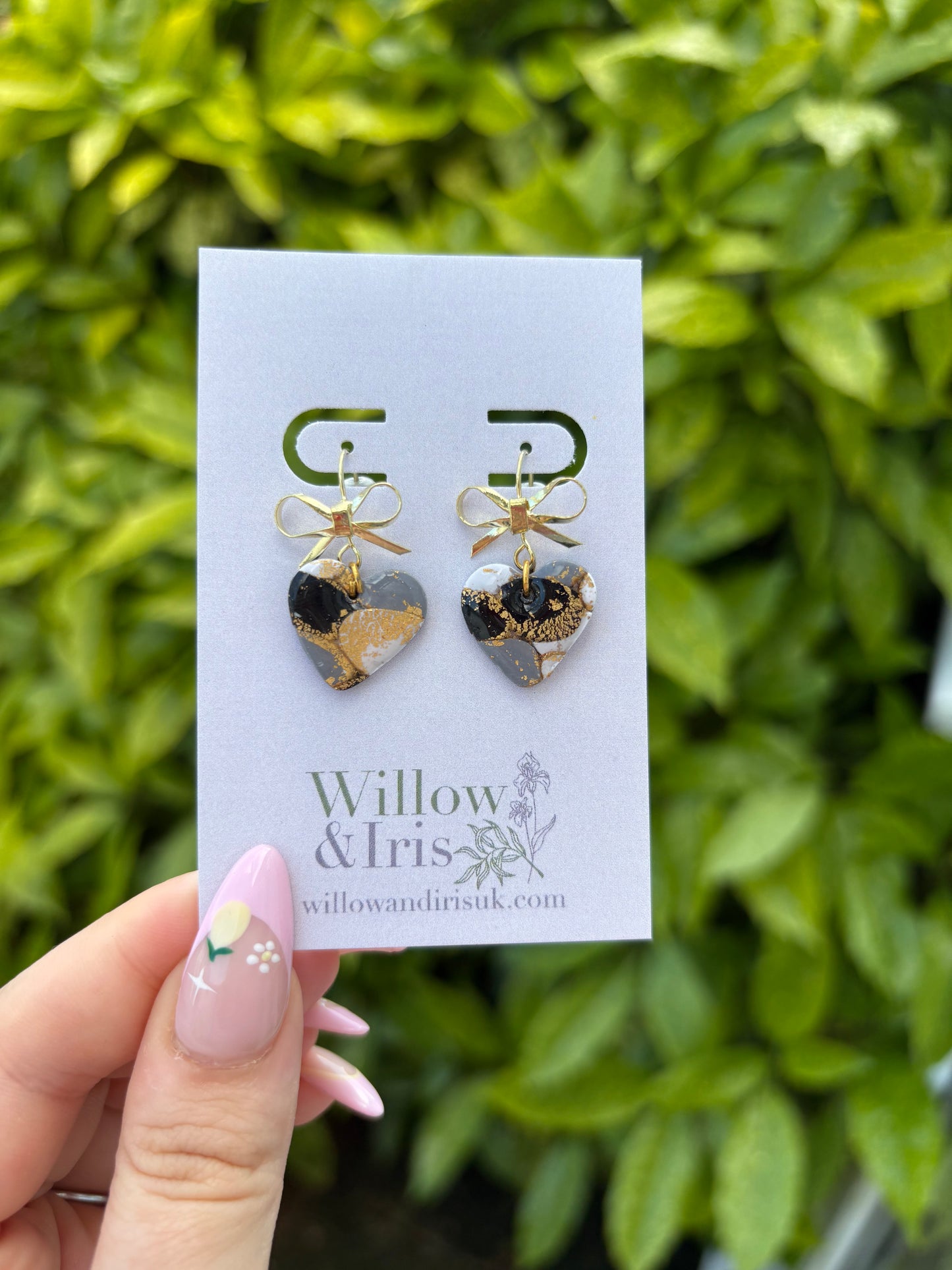 Black & White dangle earrings