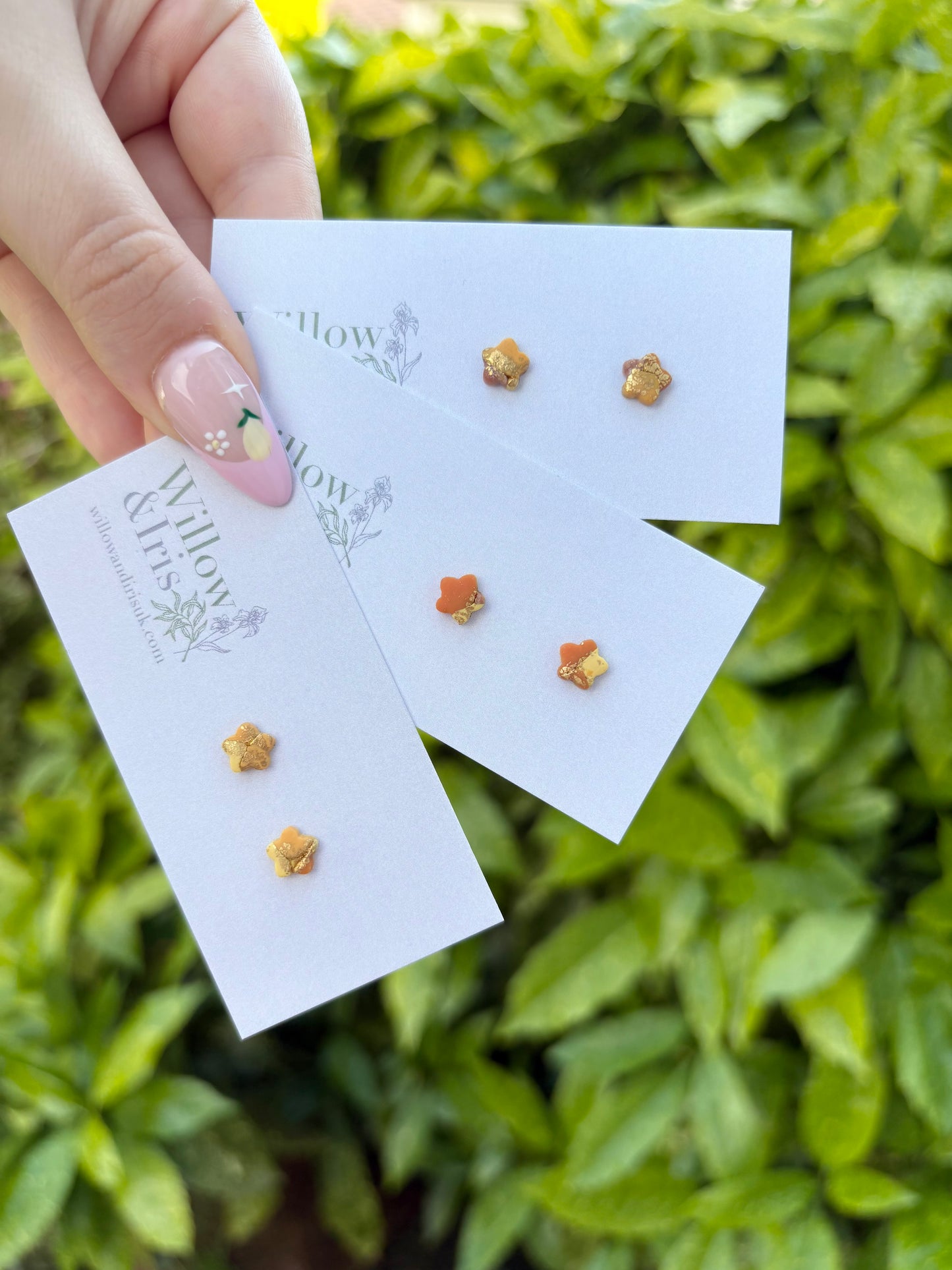 Autumn stud earrings