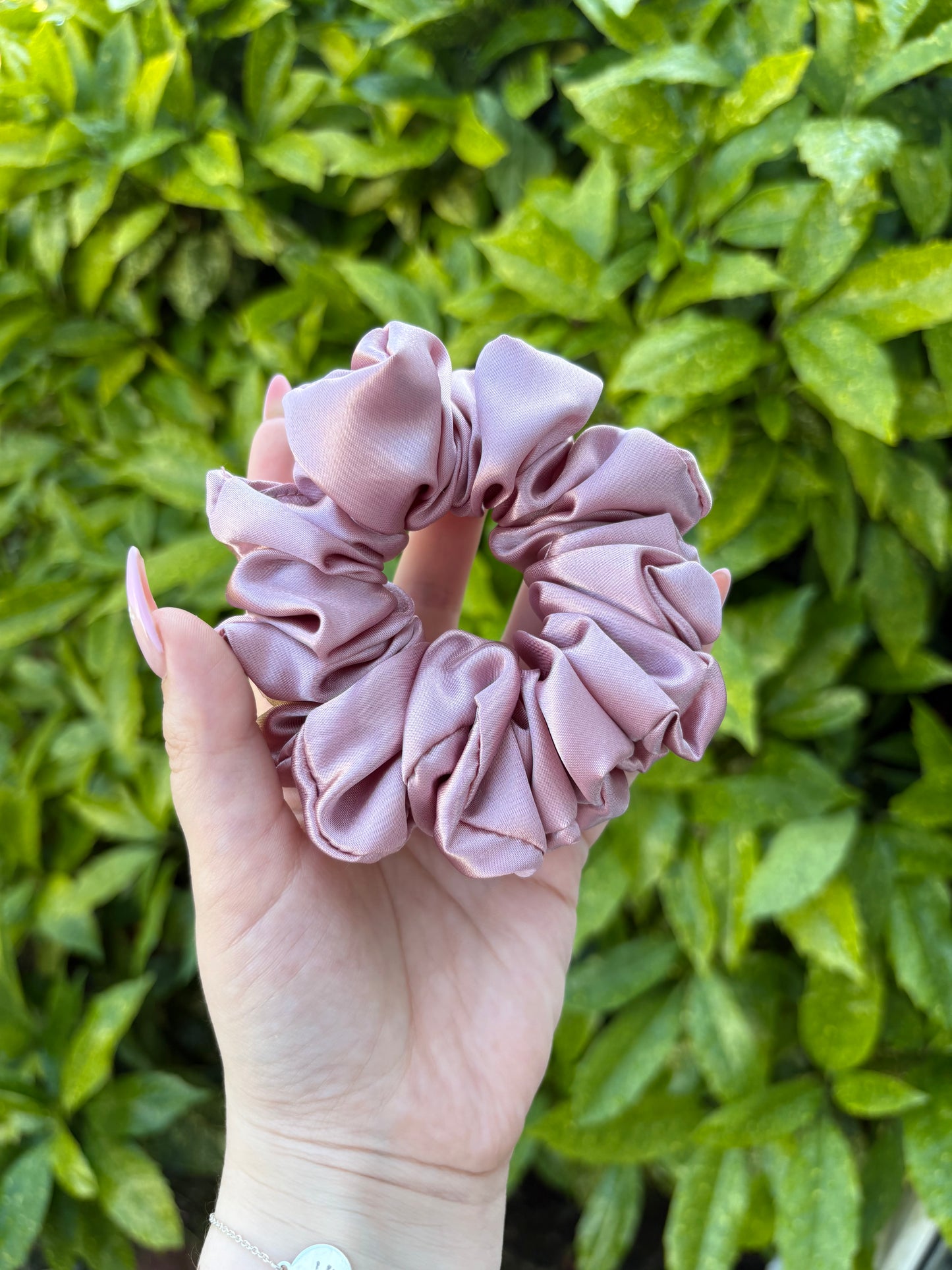 Rose scrunchie