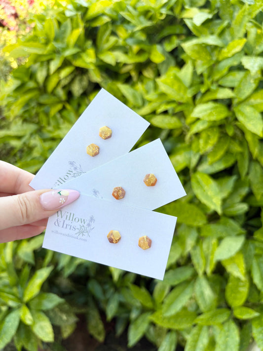Autumn stud earrings